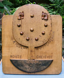 unusual handmade cupboard made from chopping boards & kitchenalia